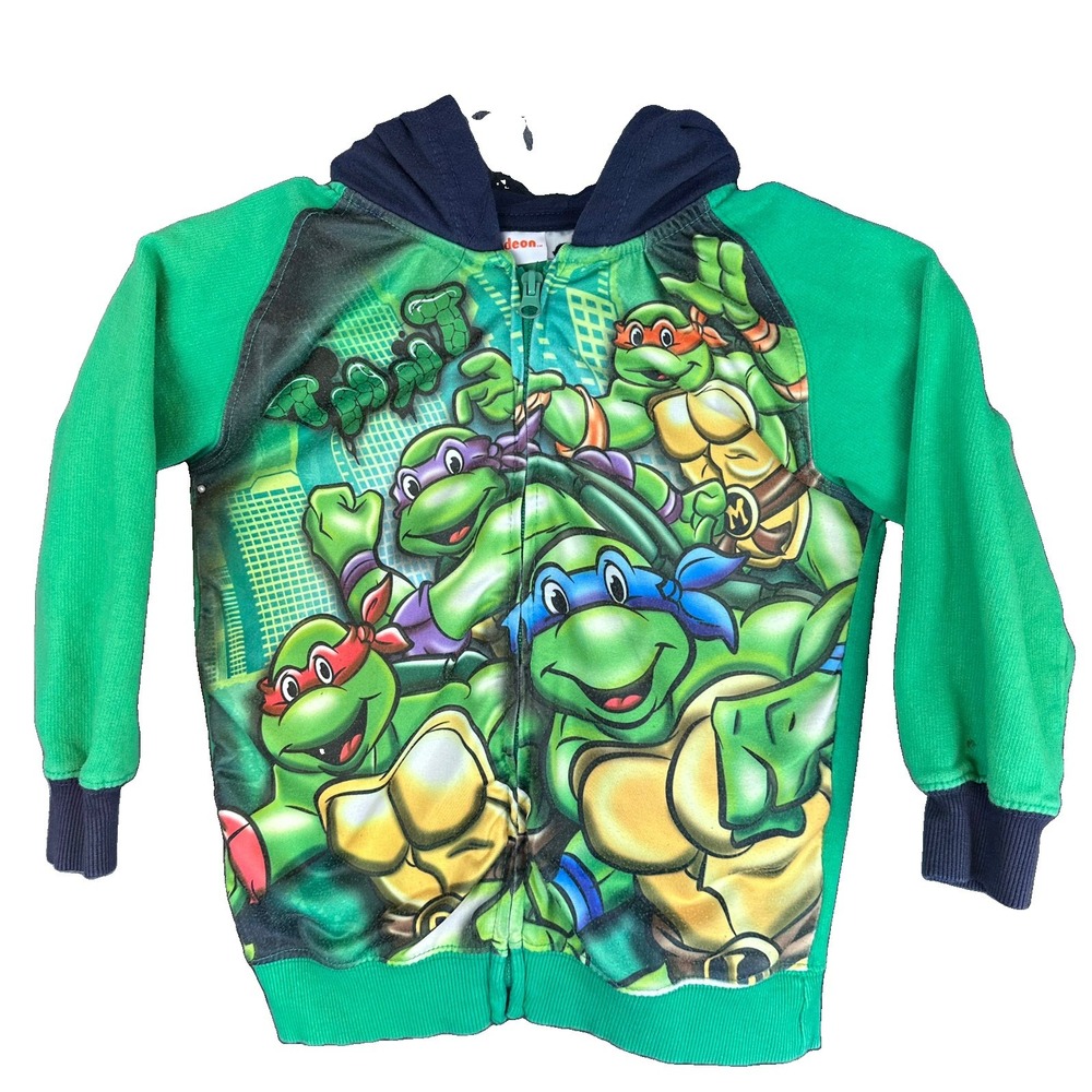 Teenage Mutant Ninja Turtles Size 6 Sherpa Hoodie - Zip-Up  Jacket  Kids Size 6